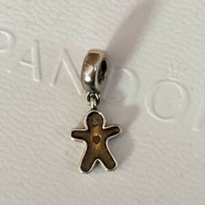 Pandora Gingerbread Man Dangle Charm